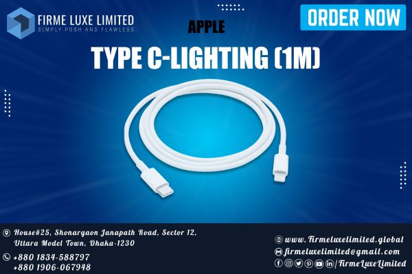 Apple Type C - Lightning (1m)