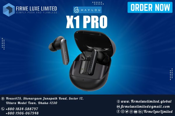 Haylou X1 Pro ANC TWS Wireless Bluetooth Earbuds