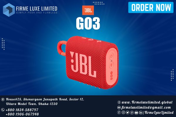 JBL GO 3 Portable Wireless Bluetooth Speaker